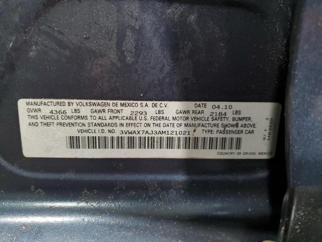 Photo 12 VIN: 3VWAX7AJ3AM121021 - VOLKSWAGEN JETTA 