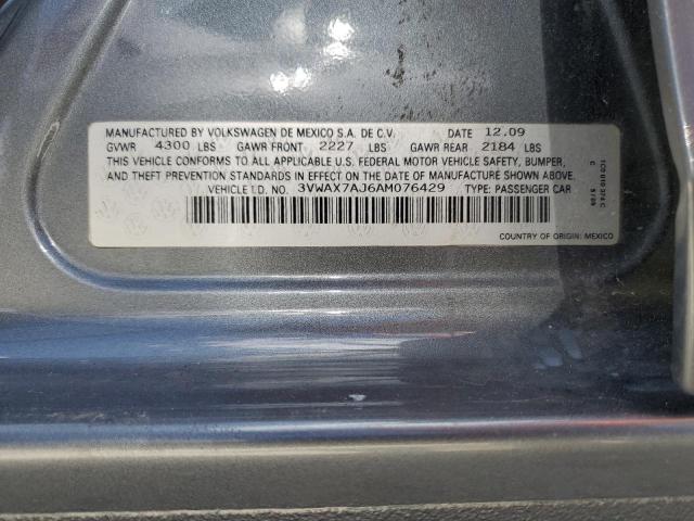 Photo 11 VIN: 3VWAX7AJ6AM076429 - VOLKSWAGEN JETTA LIMI 