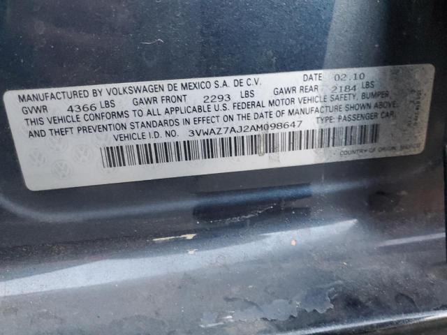 Photo 11 VIN: 3VWAZ7AJ2AM098647 - VOLKSWAGEN JETTA LIMI 