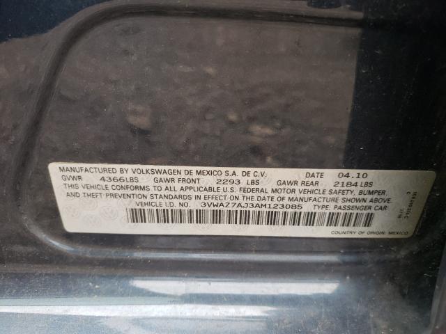 Photo 9 VIN: 3VWAZ7AJ3AM123085 - VOLKSWAGEN JETTA LIMI 