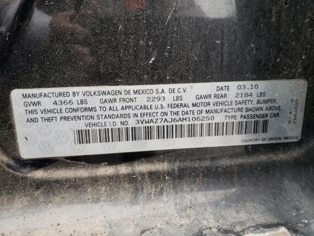 Photo 9 VIN: 3VWAZ7AJ6AM106250 - VOLKSWAGEN JETTA LIMI 