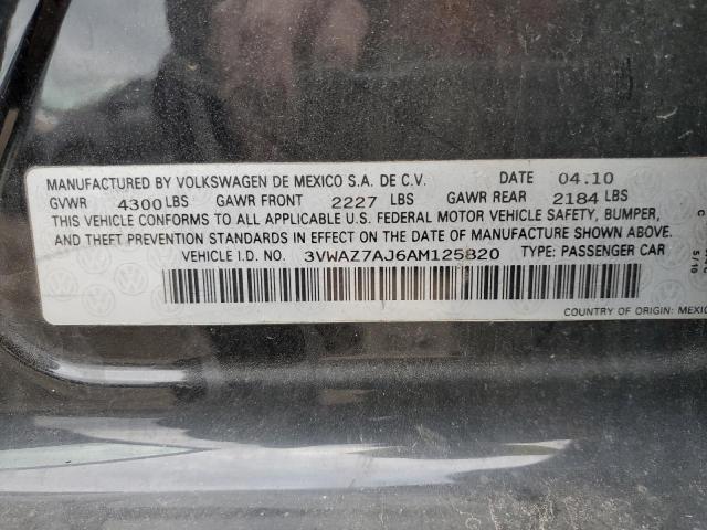 Photo 9 VIN: 3VWAZ7AJ6AM125820 - VOLKSWAGEN JETTA LIMI 