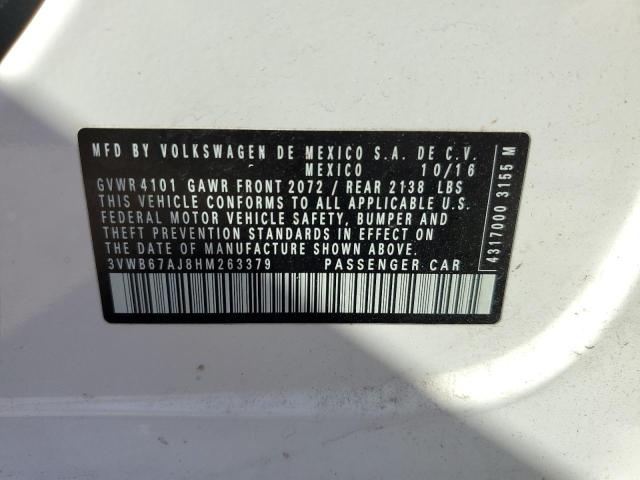 Photo 11 VIN: 3VWB67AJ8HM263379 - VOLKSWAGEN JETTA SE 