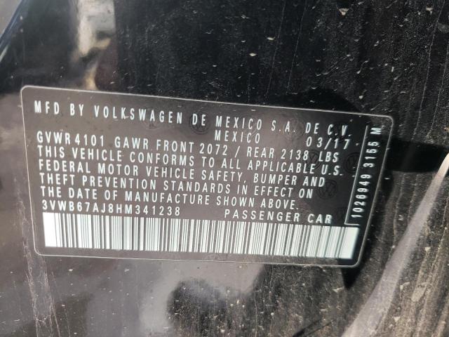 Photo 12 VIN: 3VWB67AJ8HM341238 - VOLKSWAGEN JETTA SE 