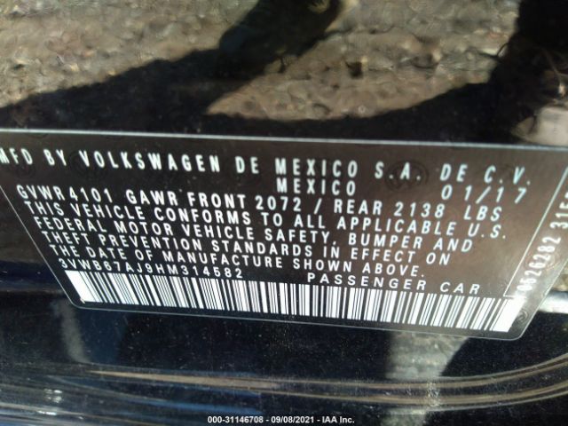 Photo 8 VIN: 3VWB67AJ9HM314582 - VOLKSWAGEN JETTA 