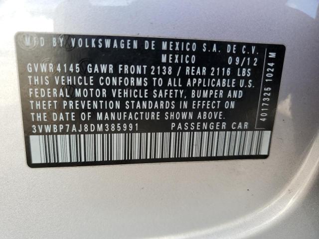 Photo 11 VIN: 3VWBP7AJ8DM385991 - VOLKSWAGEN JETTA 