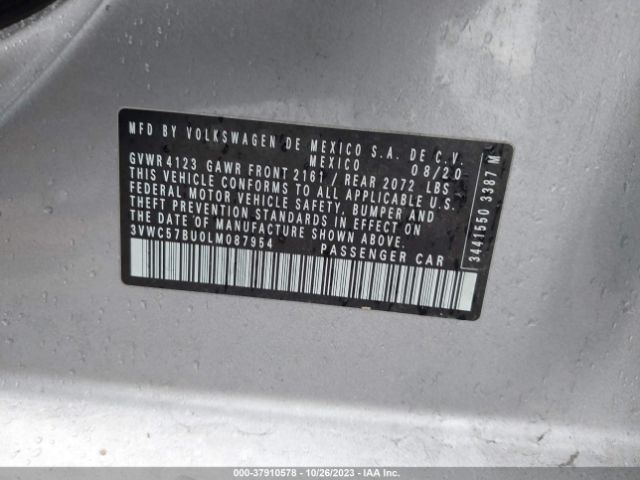 Photo 8 VIN: 3VWC57BU0LM087954 - VOLKSWAGEN JETTA 