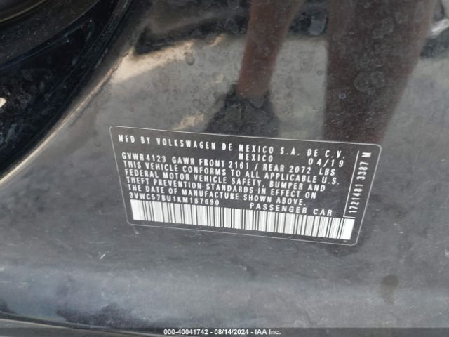 Photo 8 VIN: 3VWC57BU1KM187690 - VOLKSWAGEN JETTA 