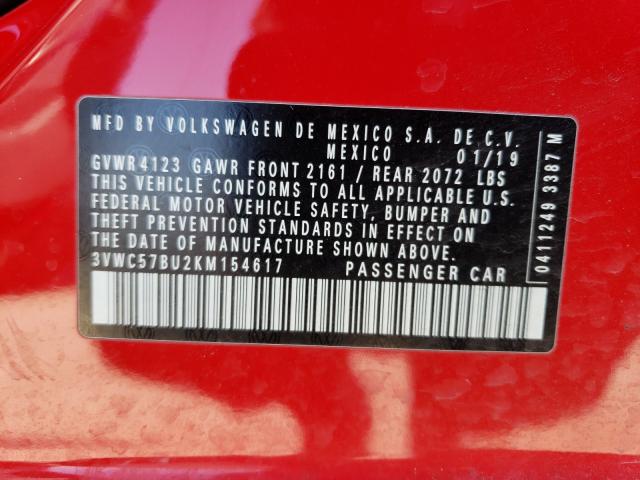 Photo 9 VIN: 3VWC57BU2KM154617 - VOLKSWAGEN JETTA S 