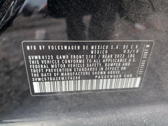 Photo 11 VIN: 3VWC57BU2KM174298 - VOLKSWAGEN JETTA S 