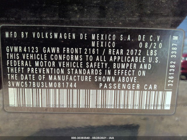 Photo 8 VIN: 3VWC57BU3LM081744 - VOLKSWAGEN JETTA 