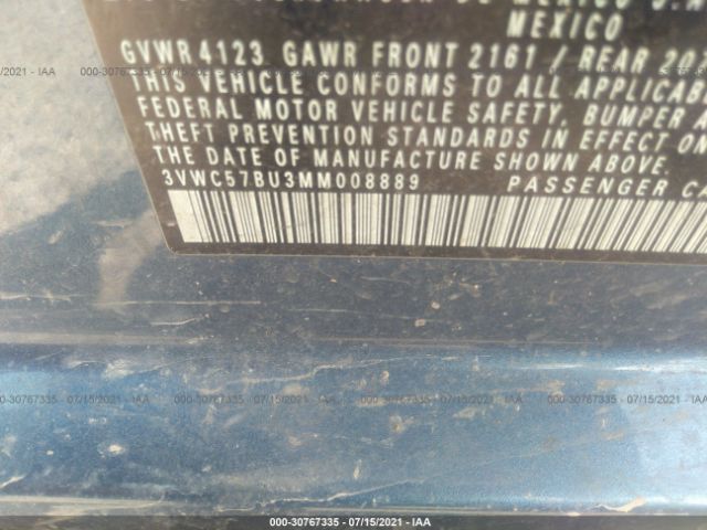 Photo 8 VIN: 3VWC57BU3MM008889 - VOLKSWAGEN JETTA 