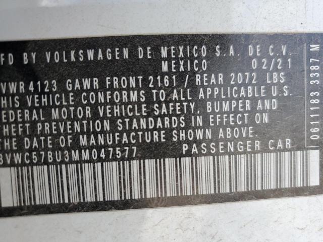 Photo 11 VIN: 3VWC57BU3MM047577 - VOLKSWAGEN JETTA S 