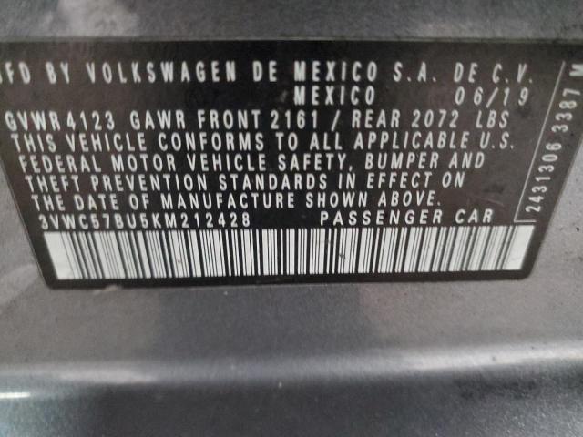 Photo 12 VIN: 3VWC57BU5KM212428 - VOLKSWAGEN JETTA S 