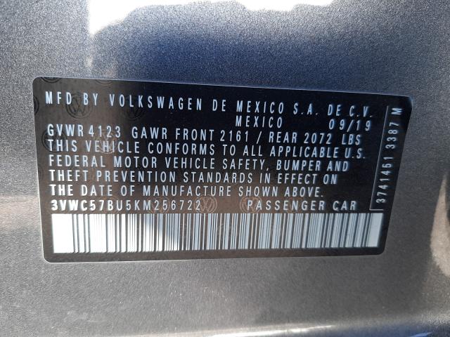 Photo 9 VIN: 3VWC57BU5KM256722 - VOLKSWAGEN JETTA 