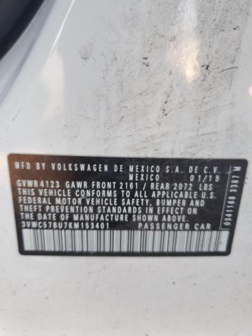 Photo 12 VIN: 3VWC57BU7KM153401 - VOLKSWAGEN JETTA S 