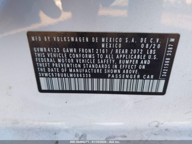 Photo 8 VIN: 3VWC57BU8LM086339 - VOLKSWAGEN JETTA 