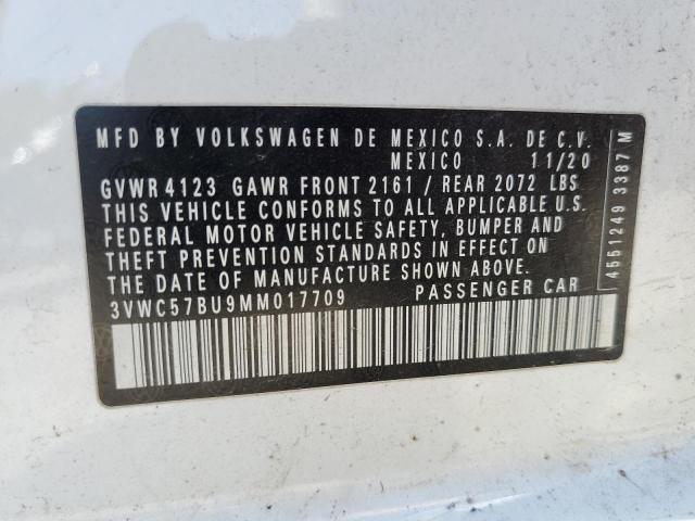 Photo 11 VIN: 3VWC57BU9MM017709 - VOLKSWAGEN JETTA S 