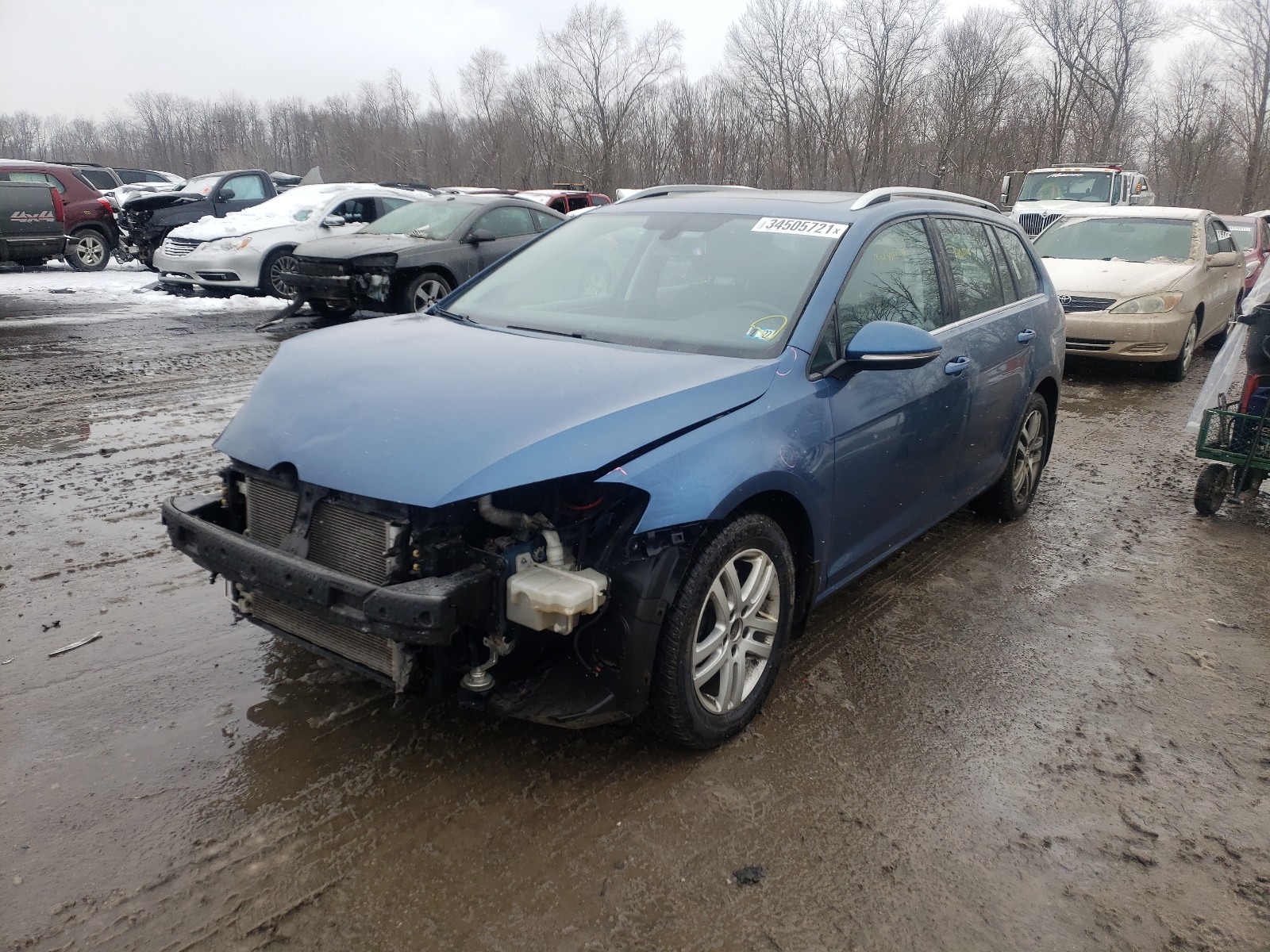 Photo 1 VIN: 3VWCA7AU9FM520799 - VOLKSWAGEN GOLF 