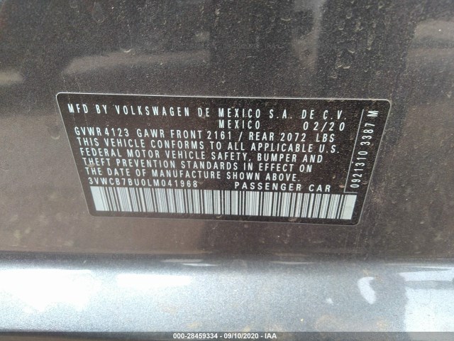 Photo 8 VIN: 3VWCB7BU0LM041968 - VOLKSWAGEN JETTA 