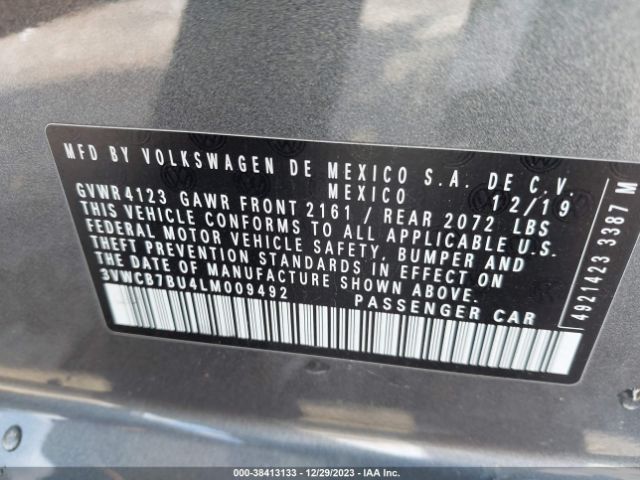 Photo 8 VIN: 3VWCB7BU4LM009492 - VOLKSWAGEN JETTA 