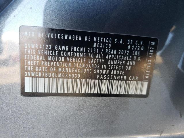 Photo 9 VIN: 3VWCB7BU6LM039030 - VOLKSWAGEN JETTA S 