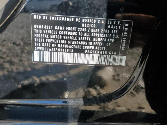 Photo 11 VIN: 3VWD07AJ3FM342613 - VOLKSWAGEN JETTA SE 