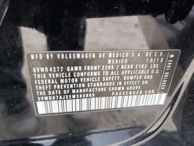 Photo 12 VIN: 3VWD07AJXEM380869 - VOLKSWAGEN JETTA SE 