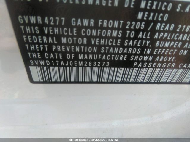 Photo 8 VIN: 3VWD17AJ0EM283273 - VOLKSWAGEN JETTA SEDAN 