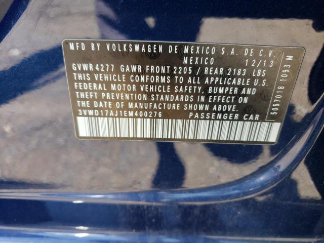 Photo 11 VIN: 3VWD17AJ1EM400276 - VOLKSWAGEN JETTA SE 