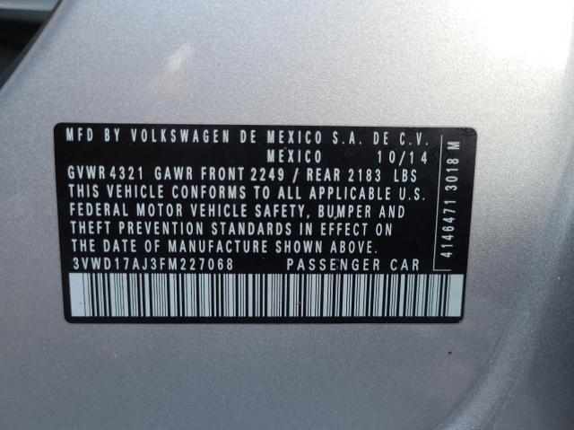 Photo 9 VIN: 3VWD17AJ3FM227068 - VOLKSWAGEN JETTA SE 