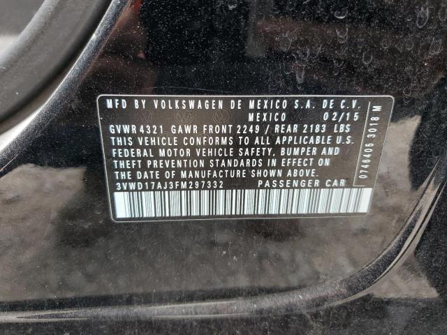 Photo 9 VIN: 3VWD17AJ3FM297332 - VOLKSWAGEN JETTA SE 