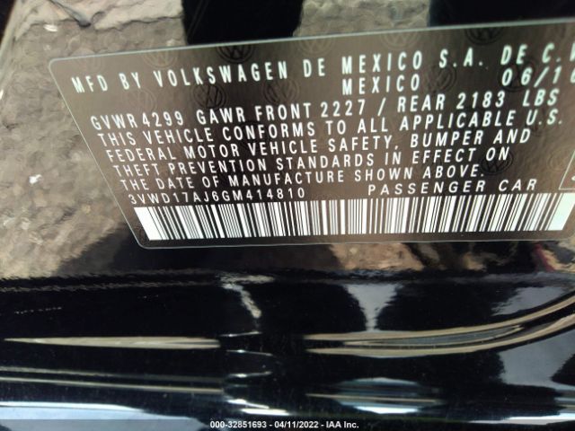 Photo 8 VIN: 3VWD17AJ6GM414810 - VOLKSWAGEN JETTA SEDAN 