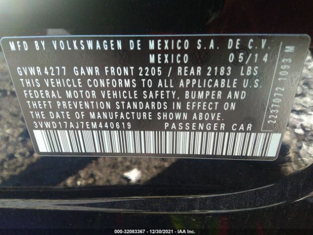 Photo 8 VIN: 3VWD17AJ7EM440619 - VOLKSWAGEN JETTA SEDAN 