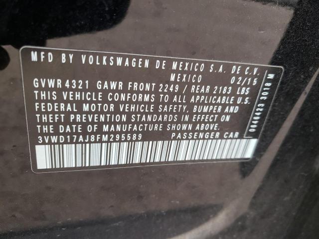 Photo 9 VIN: 3VWD17AJ8FM295589 - VOLKSWAGEN JETTA SE 