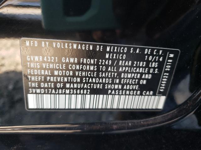 Photo 9 VIN: 3VWD17AJ8FM356682 - VOLKSWAGEN JETTA SE 