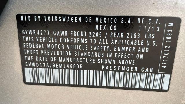 Photo 9 VIN: 3VWD17AJ9EM246805 - VOLKSWAGEN JETTA 