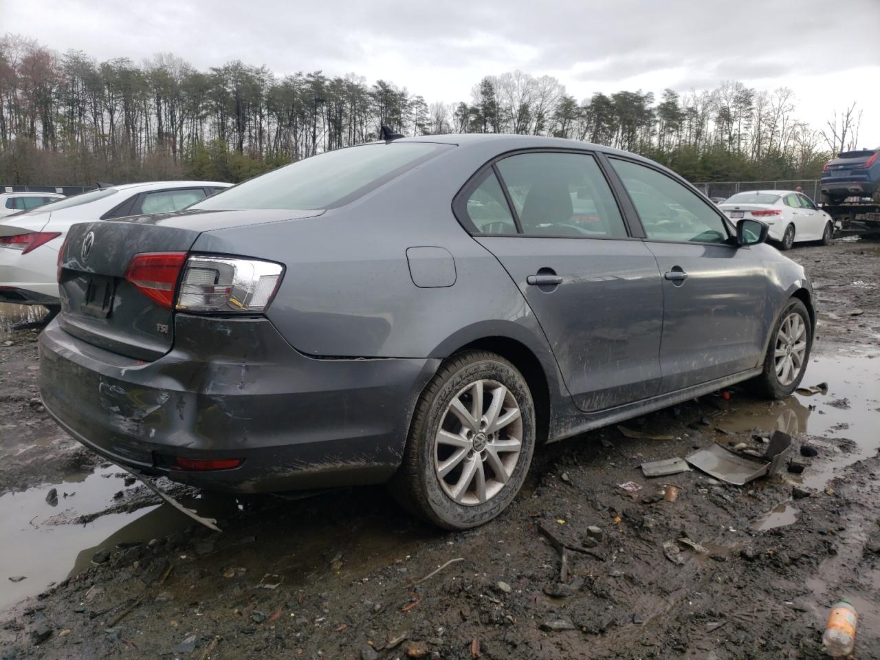 Photo 2 VIN: 3VWD17AJ9FM233120 - VOLKSWAGEN JETTA 