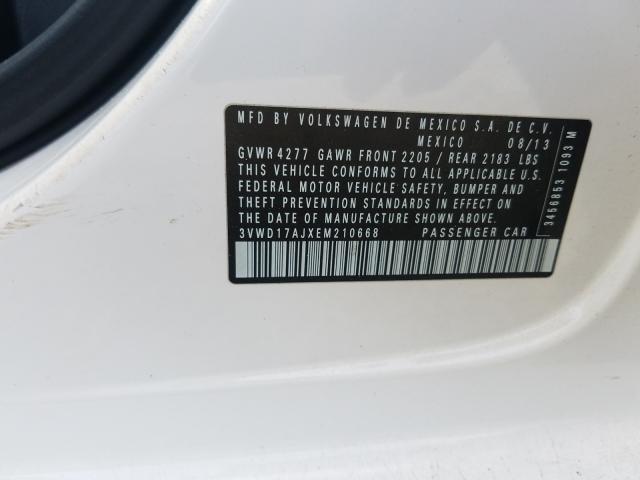 Photo 9 VIN: 3VWD17AJXEM210668 - VOLKSWAGEN JETTA SE 