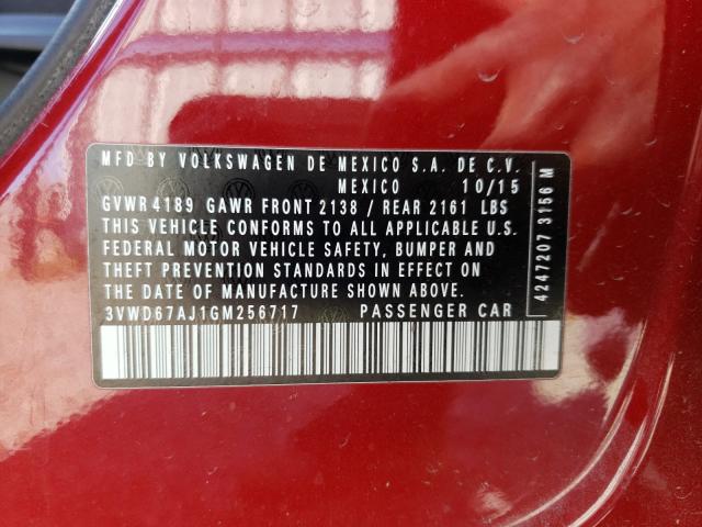 Photo 9 VIN: 3VWD67AJ1GM256717 - VOLKSWAGEN JETTA SE 