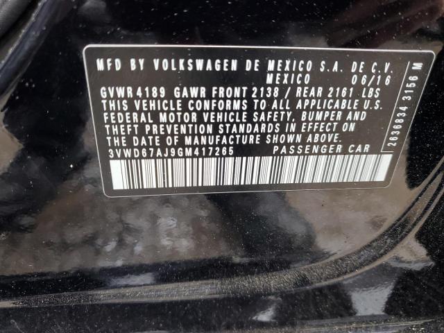 Photo 11 VIN: 3VWD67AJ9GM417265 - VOLKSWAGEN JETTA 