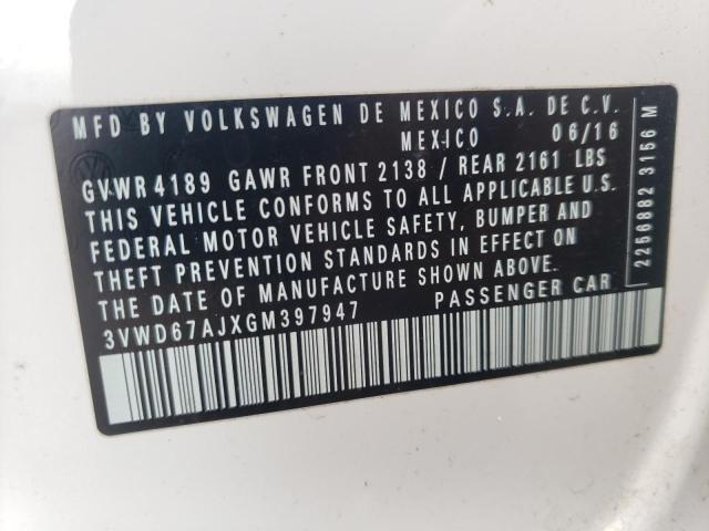 Photo 9 VIN: 3VWD67AJXGM397947 - VOLKSWAGEN JETTA SE 