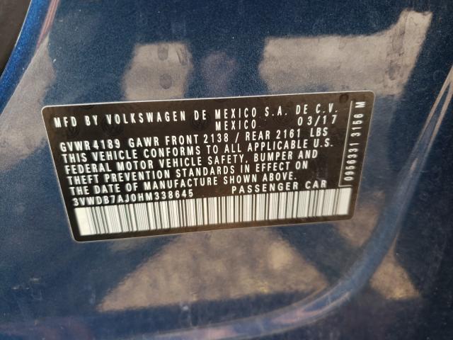 Photo 9 VIN: 3VWDB7AJ0HM338645 - VOLKSWAGEN JETTA SE 