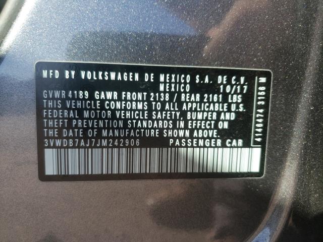 Photo 9 VIN: 3VWDB7AJ7JM242906 - VOLKSWAGEN JETTA SE 