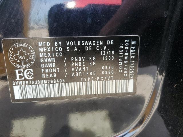 Photo 12 VIN: 3VWDB7AJ9HM298405 - VOLKSWAGEN JETTA SE 