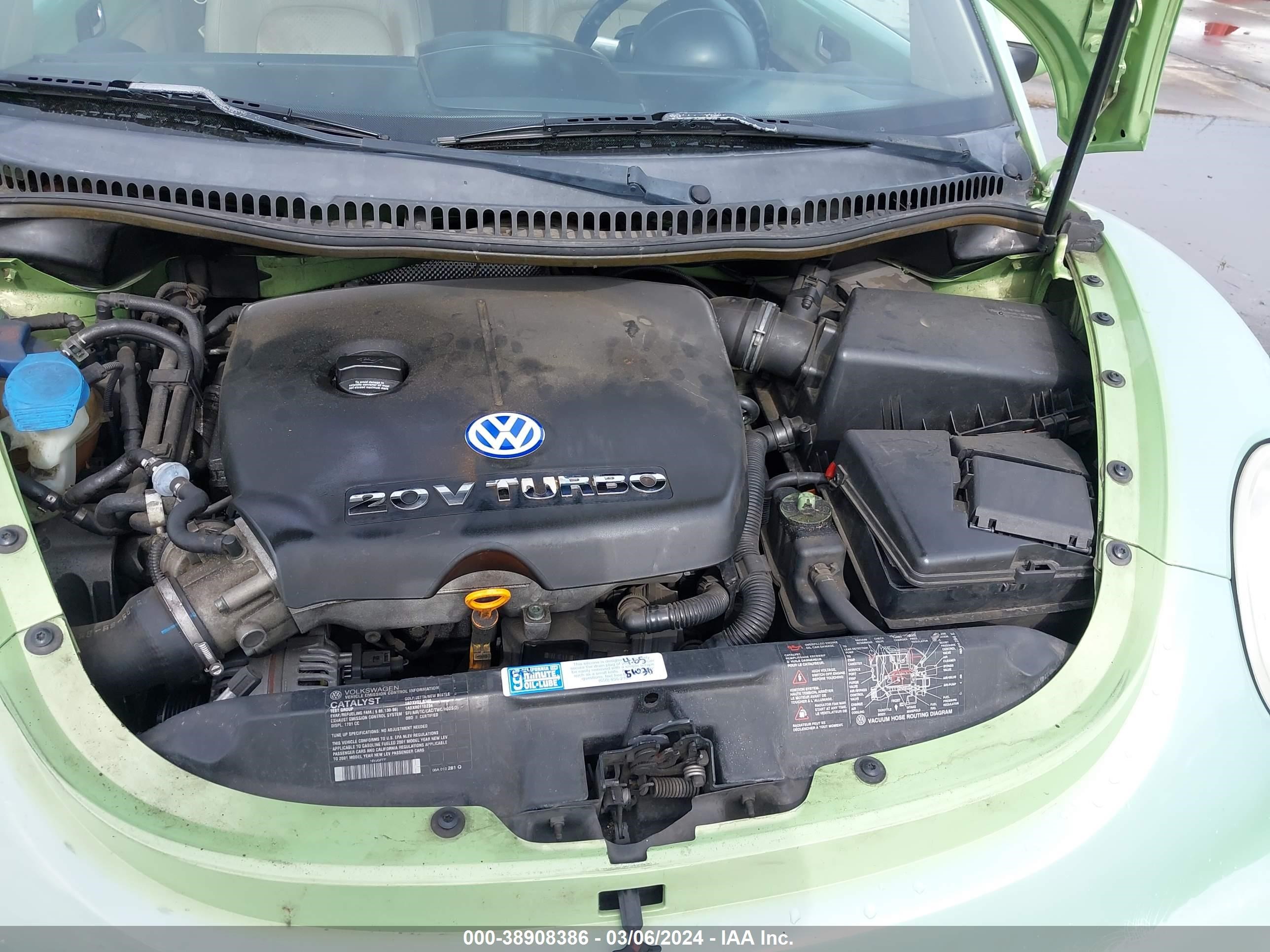 Photo 9 VIN: 3VWDD21C21M467314 - VOLKSWAGEN BEETLE 