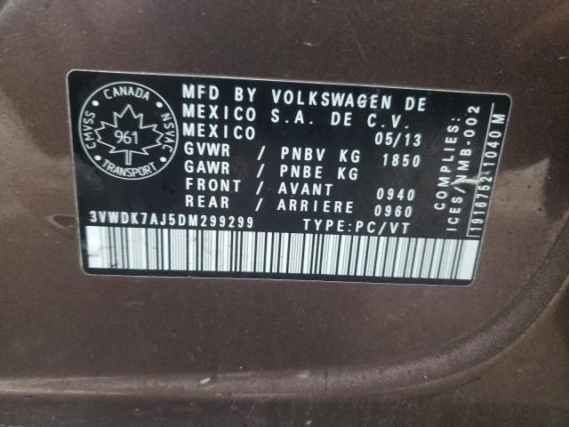 Photo 11 VIN: 3VWDK7AJ5DM299299 - VOLKSWAGEN JETTA SE 