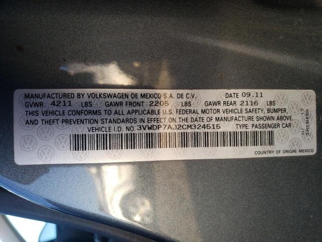 Photo 9 VIN: 3VWDP7AJ2CM324515 - VOLKSWAGEN JETTA SE 