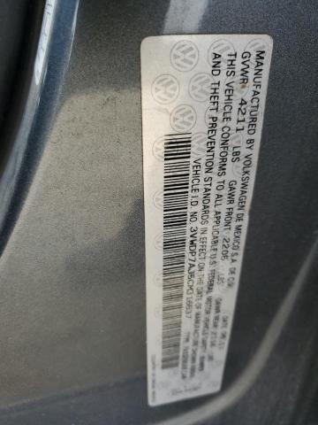 Photo 11 VIN: 3VWDP7AJ5CM316537 - VOLKSWAGEN JETTA SE 