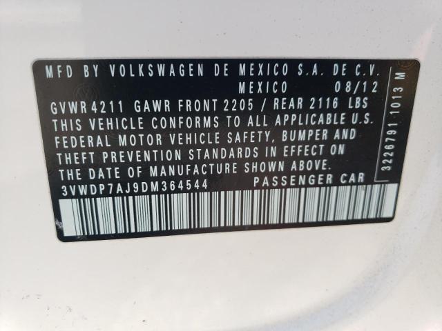 Photo 11 VIN: 3VWDP7AJ9DM364544 - VOLKSWAGEN JETTA SE 